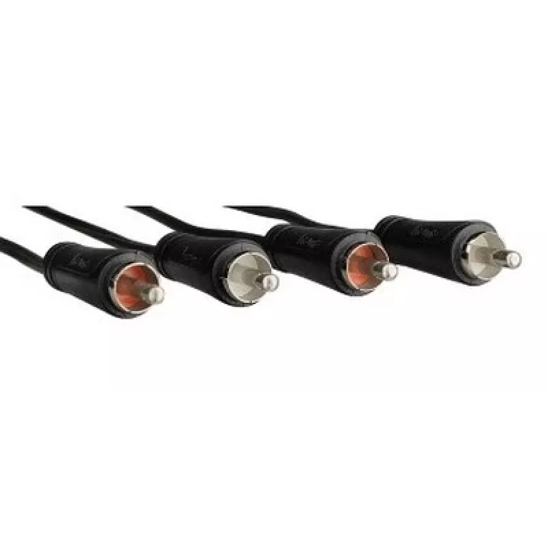 Hama 00122329 audio kábel 2,5 m 2 x cinch čierny