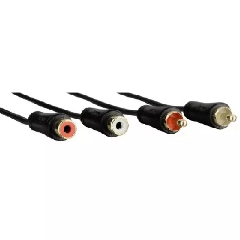 Hama 00122286 audio kábel 3 m 2 x RCA čierny