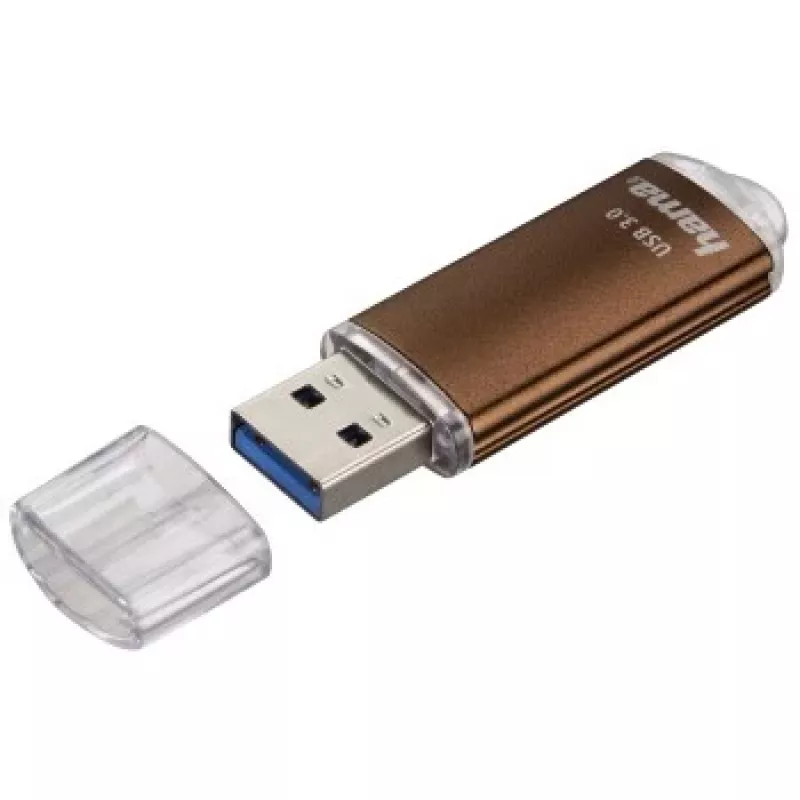 Hama Laeta, 128GB USB flash disk USB Type-A 3.2 Gen 1 (3.1 Gen 1) hnedý