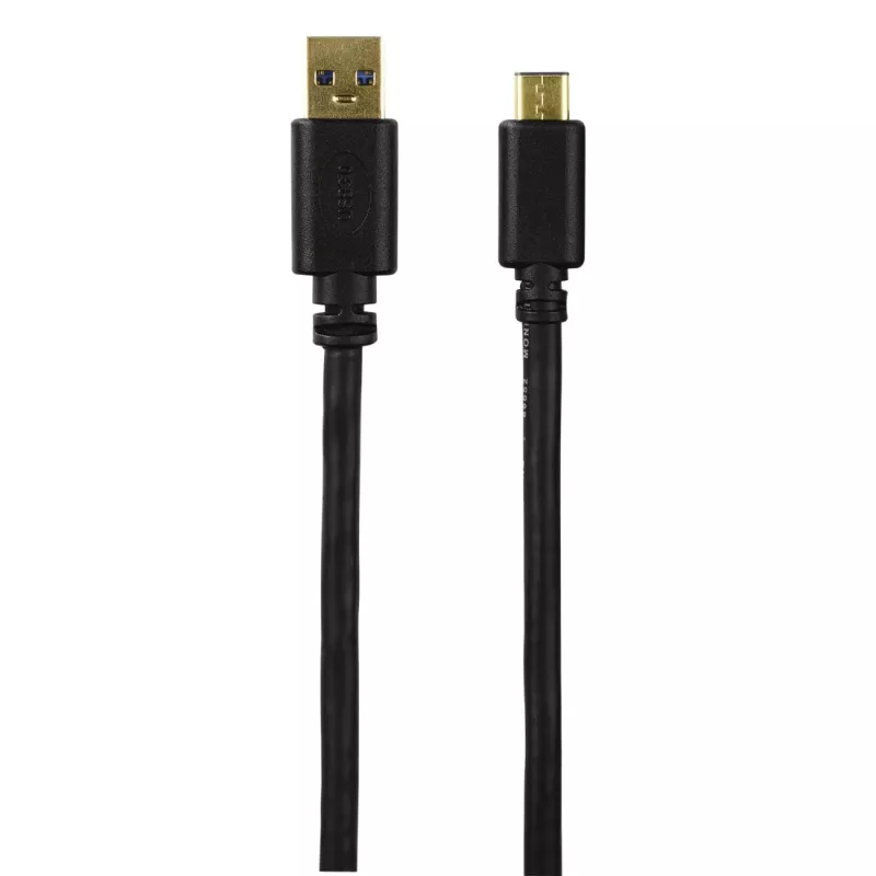 Hama USB-C/USB A, 1,8 m USB kábel USB 3.2 Gen 2 (3.1 Gen 2) USB C čierny