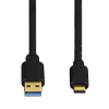 Hama USB-C/USB A, 1,8 m USB kábel USB 3.2 Gen 2 (3.1 Gen 2) USB C čierny