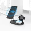 Hama MagCharge Multi headset, smartfón, hodinky čierny AC bezdrôtové nabíjanie rýchle nabíjanie interiérové