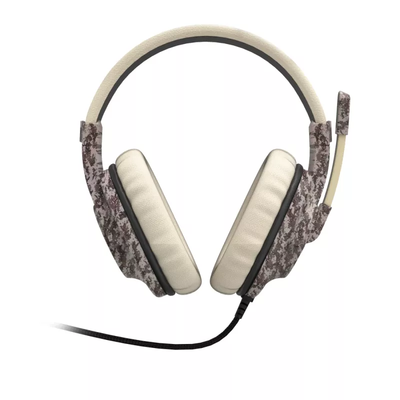 Hama SoundZ 333 headset káblový cez hlavu gaming USB Type-A béžový, hnedý