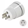 Hama 00223432 Cestovný adaptér typ B typ C (Euro konektor)+typ F biely