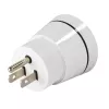 Hama 00223432 Cestovný adaptér typ B typ C (Euro konektor)+typ F biely
