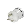 Hama 00223433 Cestovný adaptér typ G (UK) typ C (Euro konektor)+typ F biely