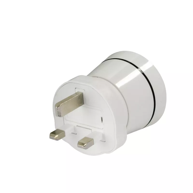 Hama 00223433 Cestovný adaptér typ G (UK) typ C (Euro konektor)+typ F biely