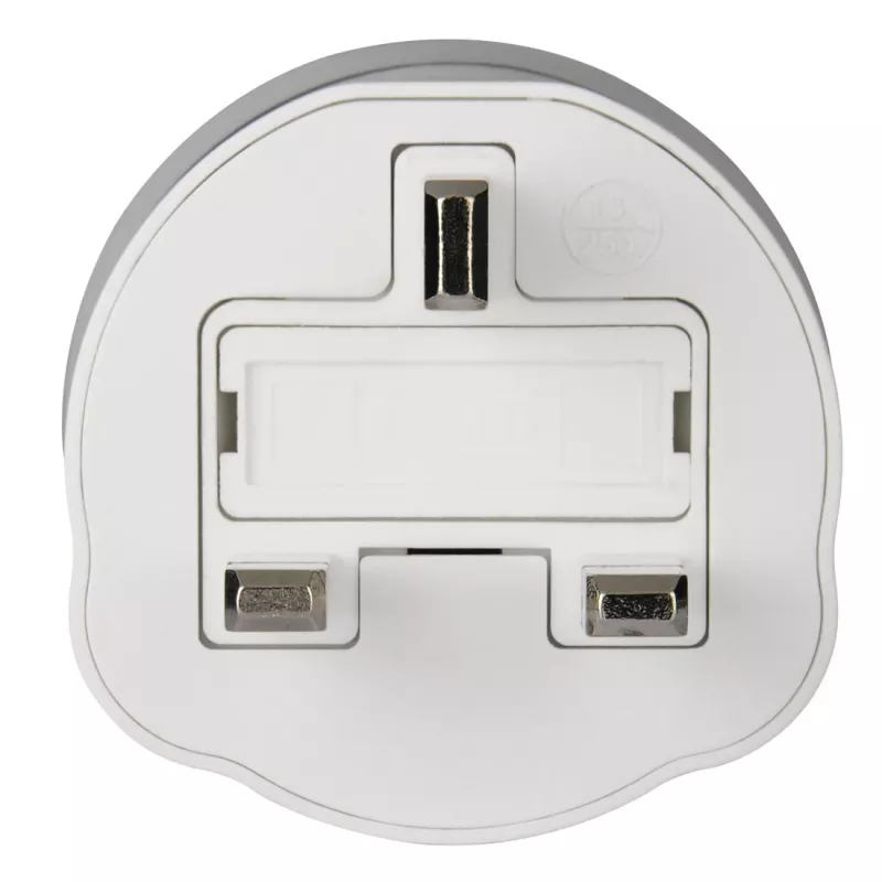 Hama 00223433 Cestovný adaptér typ G (UK) typ C (Euro konektor)+typ F biely
