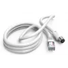 Hama 00205032 Koaxiálny kábel 2,5 m RJ-45 biely