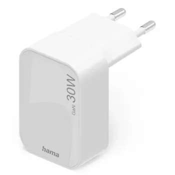 Hama 00201954 Nabíjačka pre mobilné zariadenia smartfón, tablet biela AC rýchle nabíjanie interiér