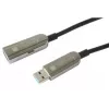 Techly ICOC U3AMF-HY-020 USB kábel USB 3.2 Gen 1 (3.1 Gen 1) 20 m USB A čierny