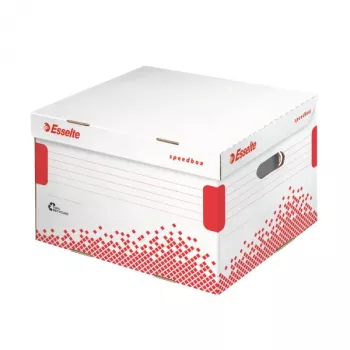 Esselte archivačná krabica Speedbox FSC® Medium, červená, biela, 430 g, 325 x 367 x 263 mm