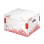 Esselte archivačná krabica Speedbox FSC® Large, červená, biela, 520 g, 364 x 433 x 263 mm