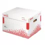 Esselte archivačná krabica Speedbox FSC® LAF, červená, biela, 500 g, 334 x 392 x 301 mm