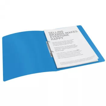 Esselte krúžkový zakladač PP Vivida 2RR/16 mm, A4, plast, modrá, 100 listov, 1,6 cm, 25 mm