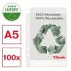 Esselte Recycle Pocket A5, 150 x 210 mm (A5), transparentná, polypropylén (PP), na šírku/na výšku, horná, 0,07 mm