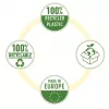 Esselte Recycle Pocket A5, 150 x 210 mm (A5), transparentná, polypropylén (PP), na šírku/na výšku, horná, 0,07 mm