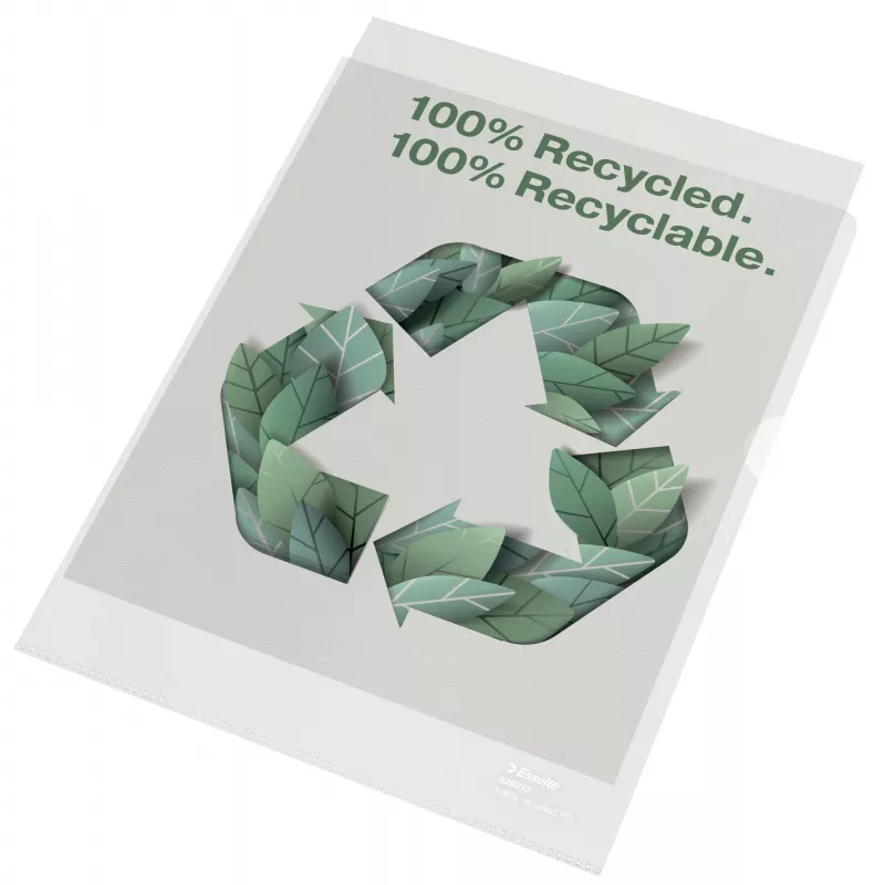 Esselte Recycle Folder A4, projektová obálka, A4, polypropylén (PP), transparentná, na výšku, 220 mm