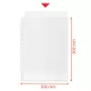 Esselte Recycle Pocket A4, 210 x 297 mm (A4), transparentná, polypropylén (PP), na výšku, horná, 0,07 mm