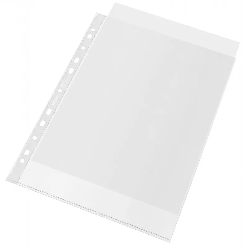 Esselte Recycle Pocket A4, 210 x 297 mm (A4), transparentná, polypropylén (PP), na výšku, horná, 0,07 mm