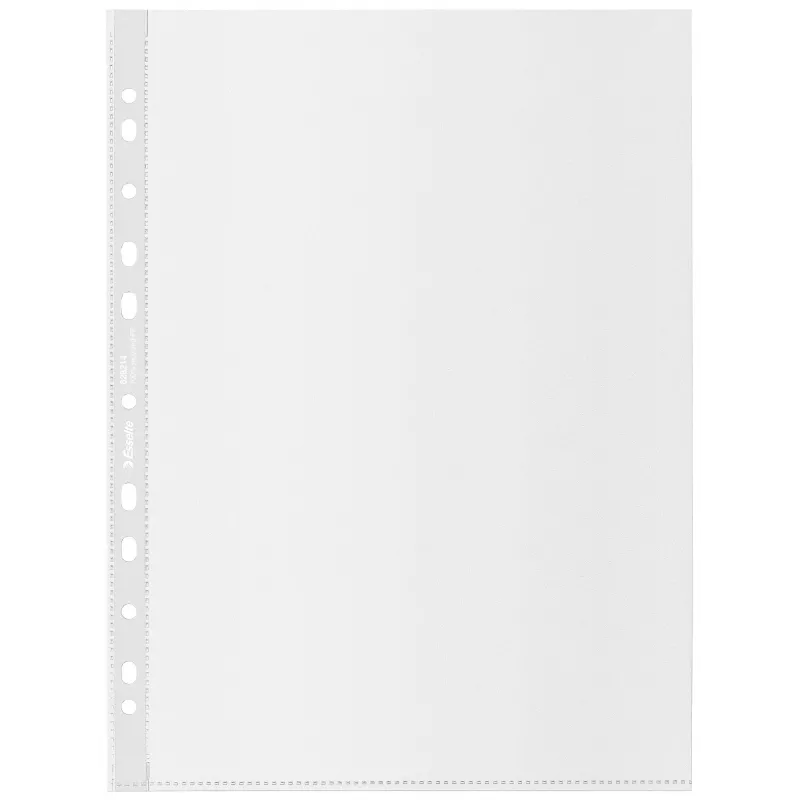 Esselte Recycle Pocket A4, 210 x 297 mm (A4), transparentná, polypropylén (PP), na výšku, horná, 0,07 mm