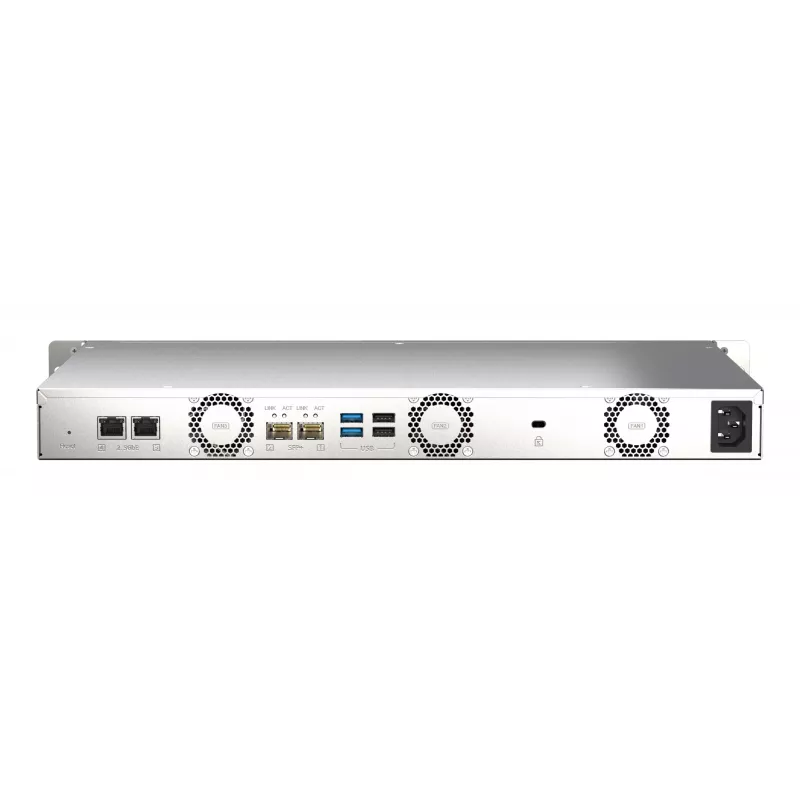 QNAP TS-435XeU NAS rack (1U) Marvell CN9131 4 GB DDR4 8 TB HDD QNAP QTS čierna, sivá
