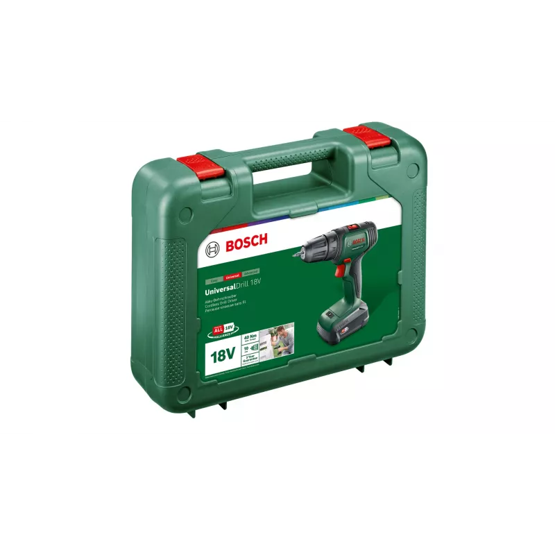 Bosch UniversalDrill 18V 1450 RPM bez kľúča 1,2 kg čierna, zelená