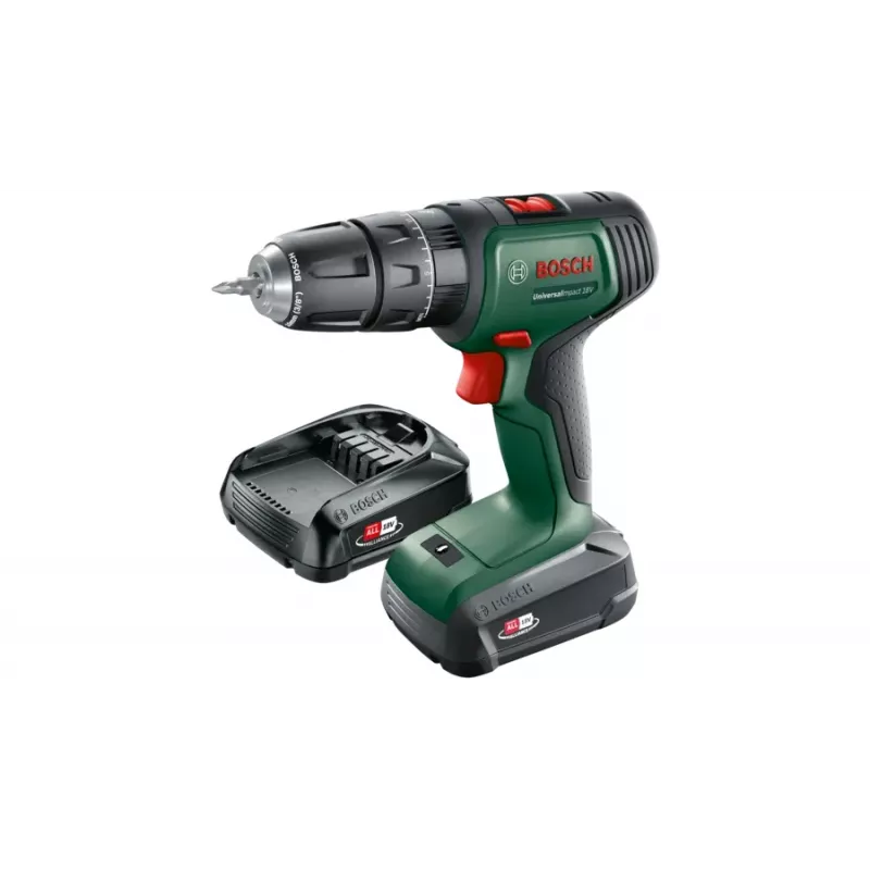 Bosch UniversalImpact 18V 1450 ot/min bez kľúča 1,3 kg zelená