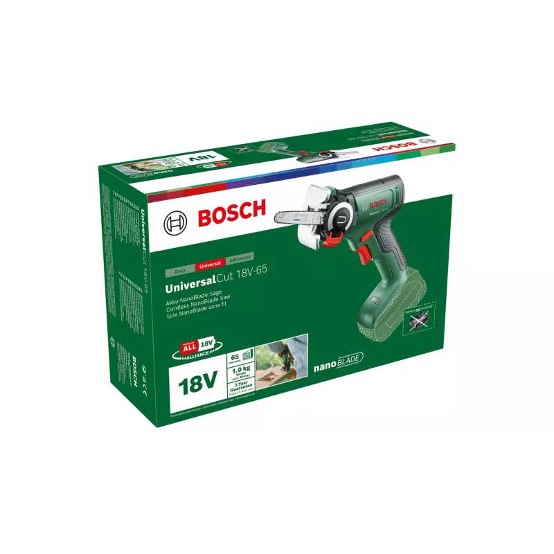 Bosch UniversalCut 18V-65 priamočiara píla 8000 zdvihov/min 1 kg