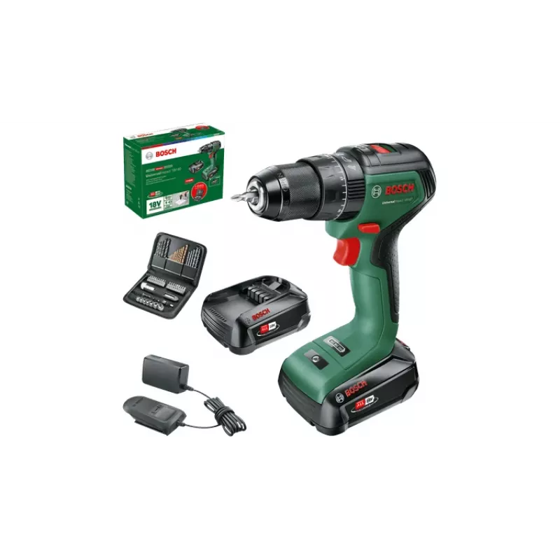 Bosch 0 603 9D7 106 vŕtačka 1900 ot/min bez kľúča 1,3 kg čierna, zelená