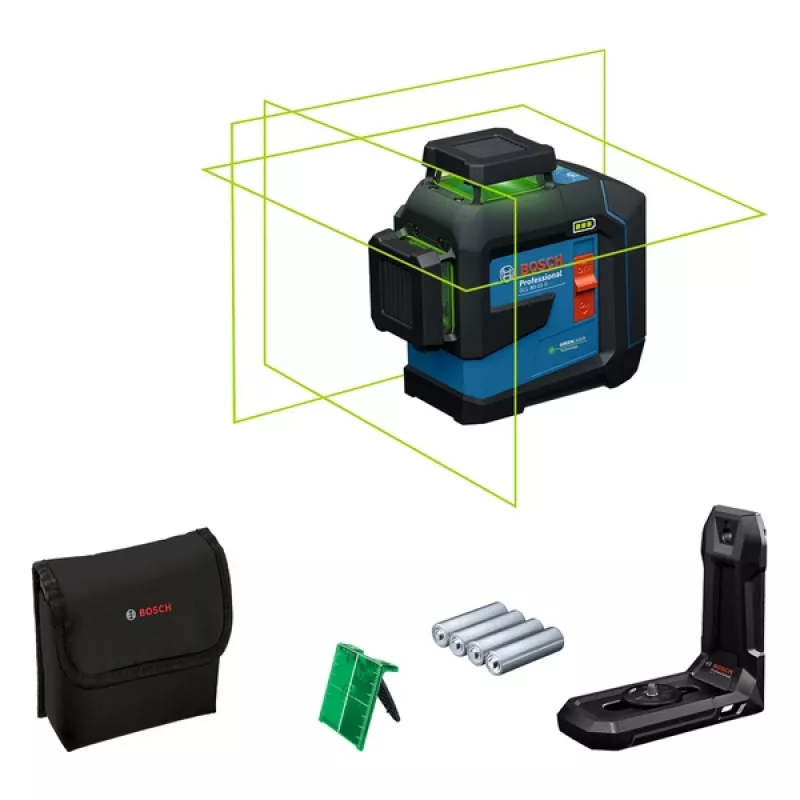 Bosch GLL 80-33 G líniový laser 30 m 500-540 nm (< 10mW)
