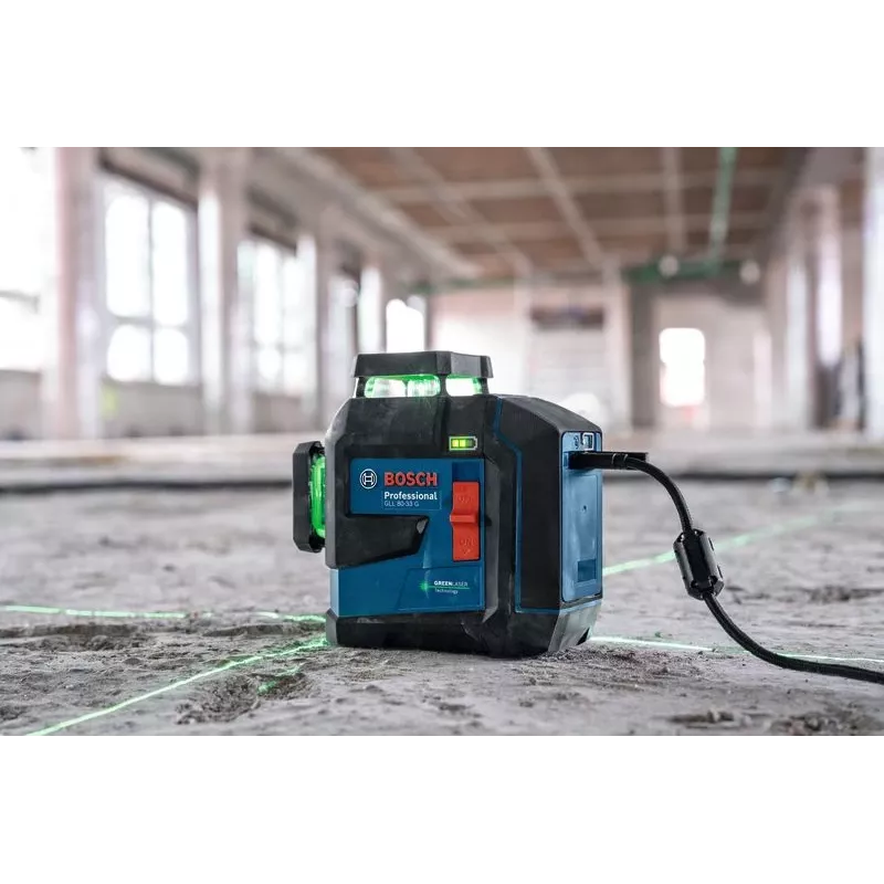 Bosch GLL 80-33 G líniový laser 30 m 500-540 nm (< 10mW)