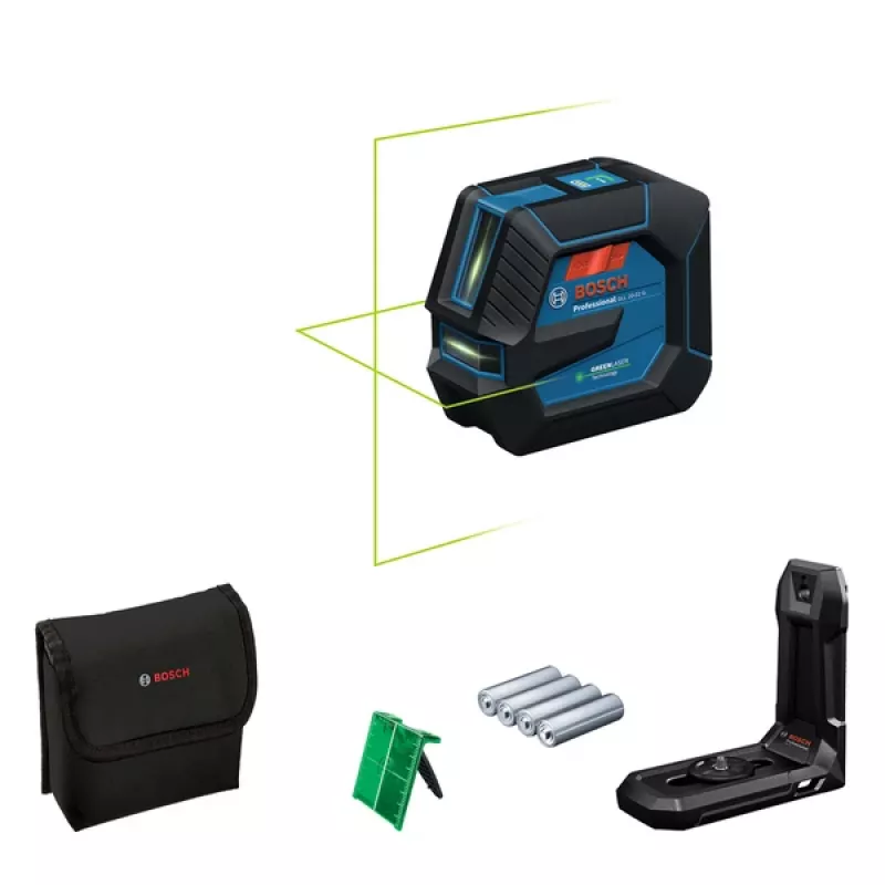 Bosch GLL 20-22 G líniový laser 20 m 500-540 nm (< 10mW)