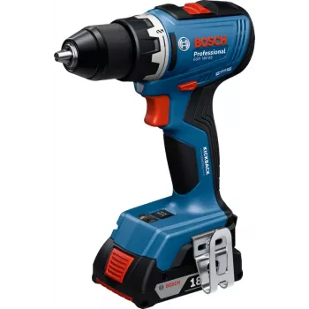 Bosch GSB 18V-65 Professional akumulátorový príklepový vŕtací skrutkovač, 18 V, 2x 5.0 Ah, L-BOXX (06019N3303)