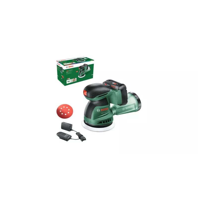 Bosch EasyOrbit 18V-10 excentrická brúska 23000 OPM čierna, zelená