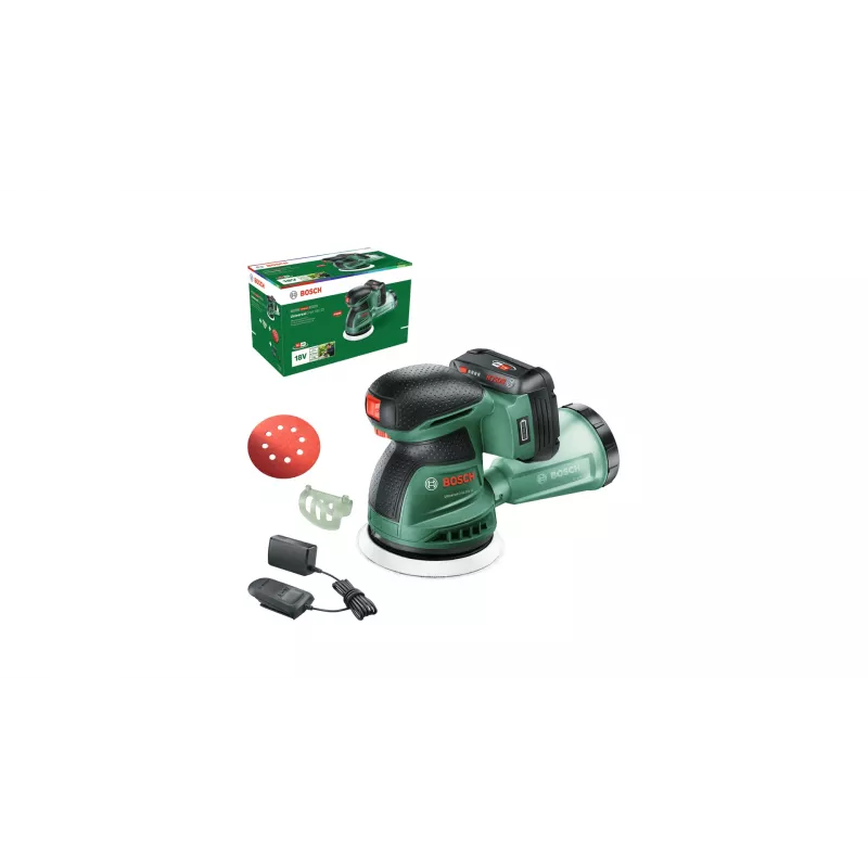 Bosch UniversalOrbit 18V-20 excentrická brúska 23000 OPM čierna, zelená