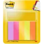 Post-it® samolepiace značkovače, obdĺžnik, zelená/oranžová/ružová/fialová/žltá, 50 listov, samolepiace
