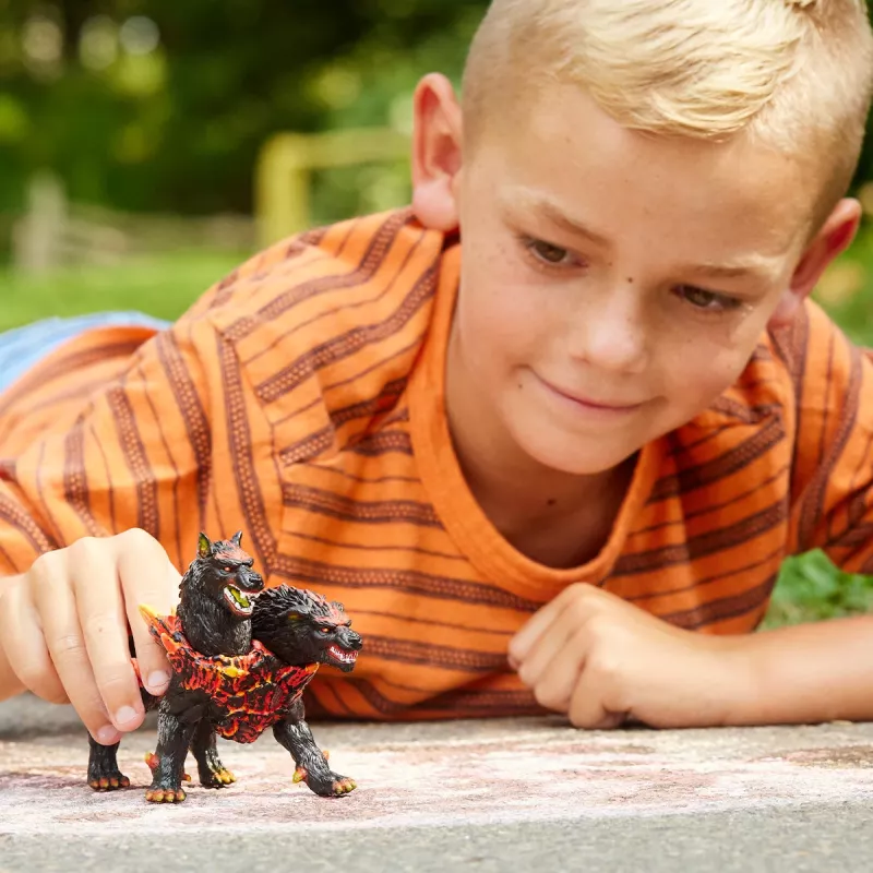 schleich ELDRADOR CREATURES pekelný pes, 7 rokov, lávový svet, monštrá a draci, viacfarebné, plast, 1 ks
