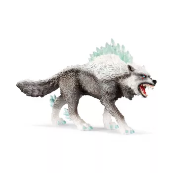 schleich ELDRADOR CREATURES snežný vlk, 7 rokov, ľadový svet, monštrá a draci, viacfarebné, plast, 1 ks