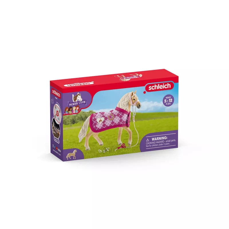 schleich HORSE CLUB Sofijina módna kreácia, kone, 5 rokov, hnedá, ružová