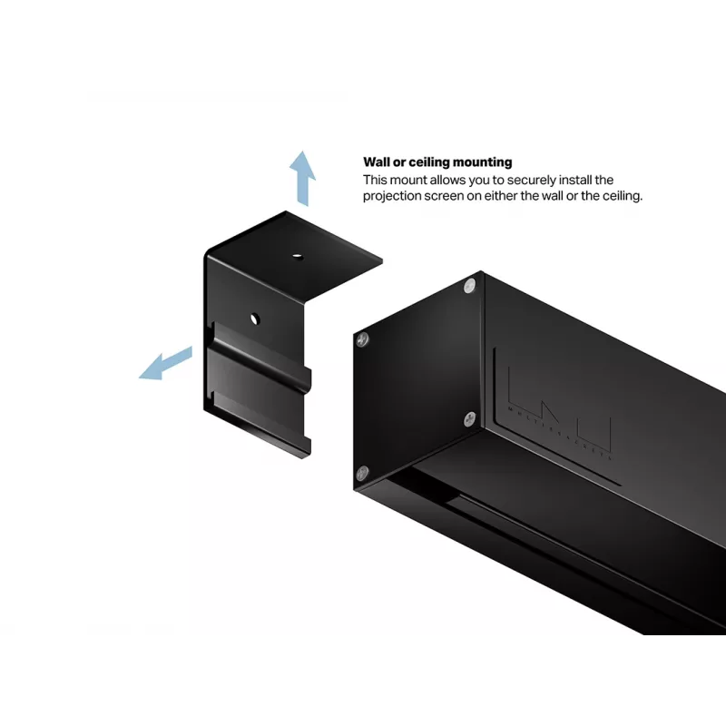 Multibrackets M 16:9 motorizované projekčné plátno 300x168, 135 palcov Black Edition