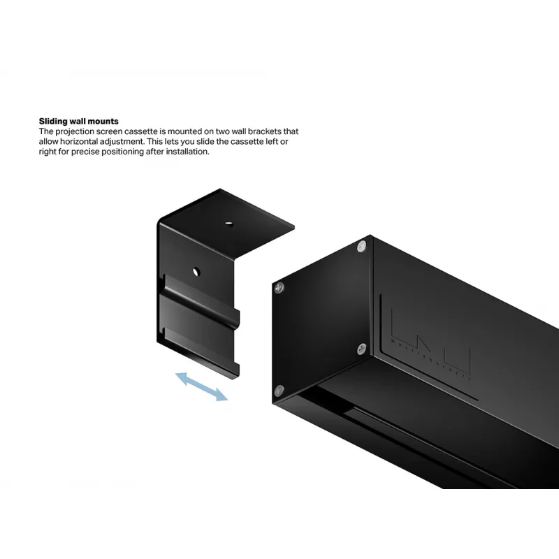 Multibrackets M 16:9 motorizované projekčné plátno 300x168, 135 palcov Black Edition