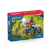 Hracia sada Schleich Dinosaurs Quad únik pred velociraptorom