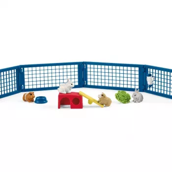 Králikáreň a klietka pre morčatá Schleich FARM WORLD 42500