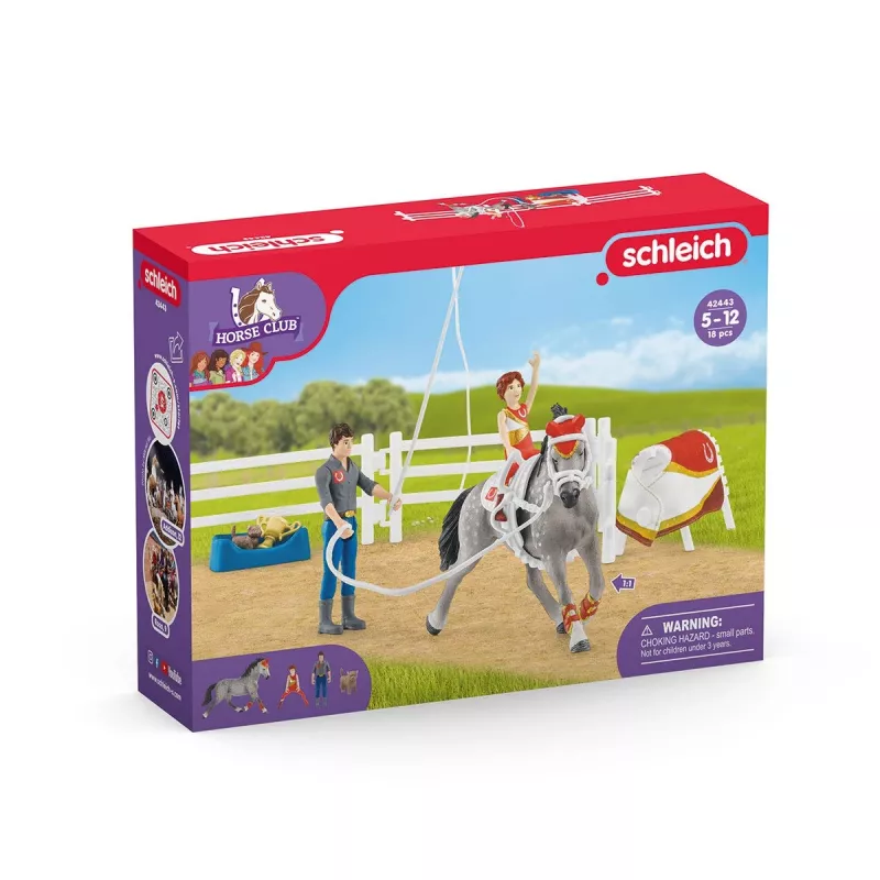 Hracia sada Schleich HORSE CLUB Miina voltižná jazdecká sada