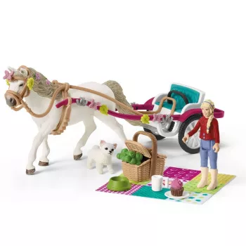 Farma Schleich HORSE CLUB malý kočiar pre veľkú konskú šou