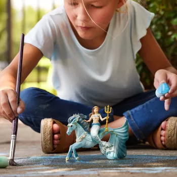 Schleich BAYALA morská panna Eyela na podvodnom koni