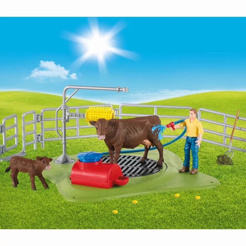 Farma Schleich FARM WORLD Happy Cow Wash
