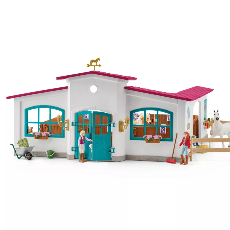 schleich jazdecká hala Peppertree, akčné/dobrodružné, jazdecký turnaj, kone, 5 rok(y), viacfarebné, plast