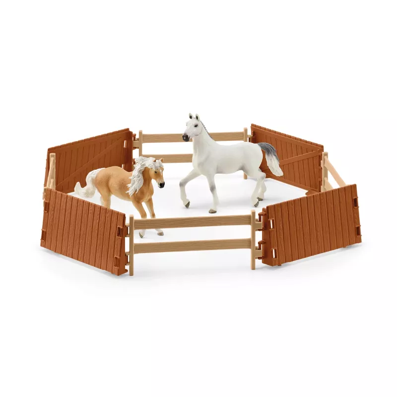 schleich jazdecká hala Peppertree, akčné/dobrodružné, jazdecký turnaj, kone, 5 rok(y), viacfarebné, plast